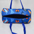 Personalised Car Printed Kids Large Duffle Bag & Box Pouch Combo Gift Set